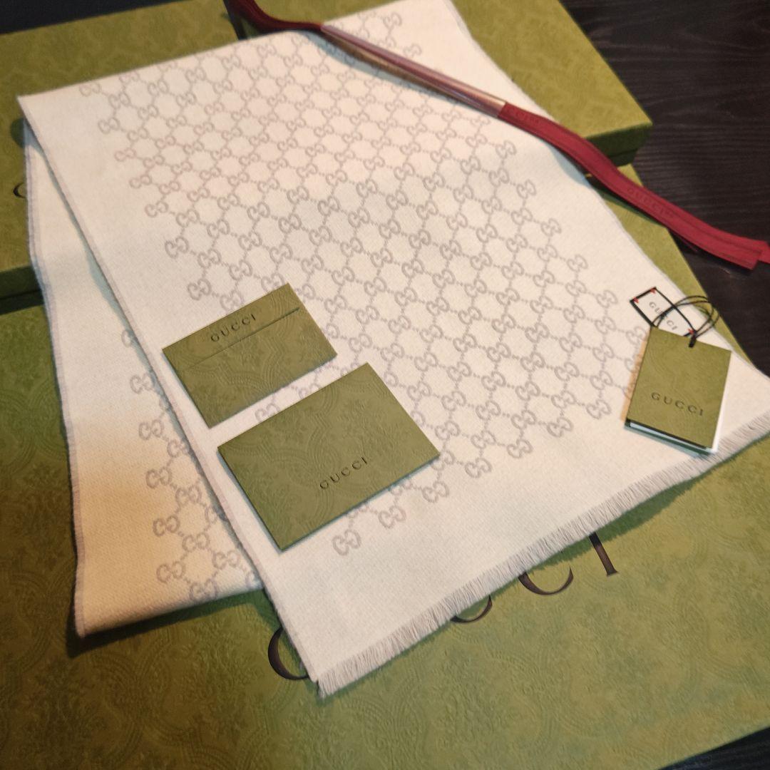 ❤新品箱袋付き❤GUCCI マフラー ストール ショール スカーフ