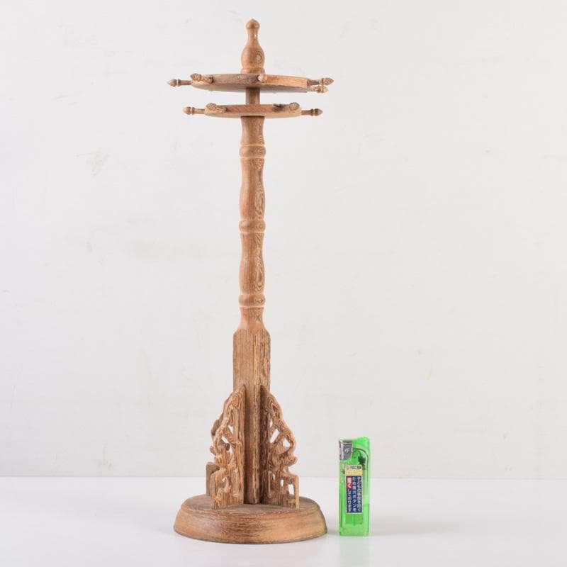 書道具 欅製 筆掛 筆吊 C 7207