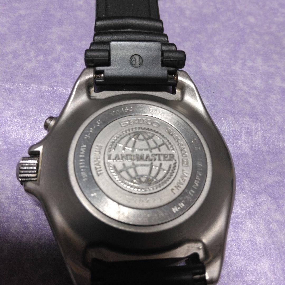 ジャンク品 セイコー LANDMASTER 腕時計(クォーツ)