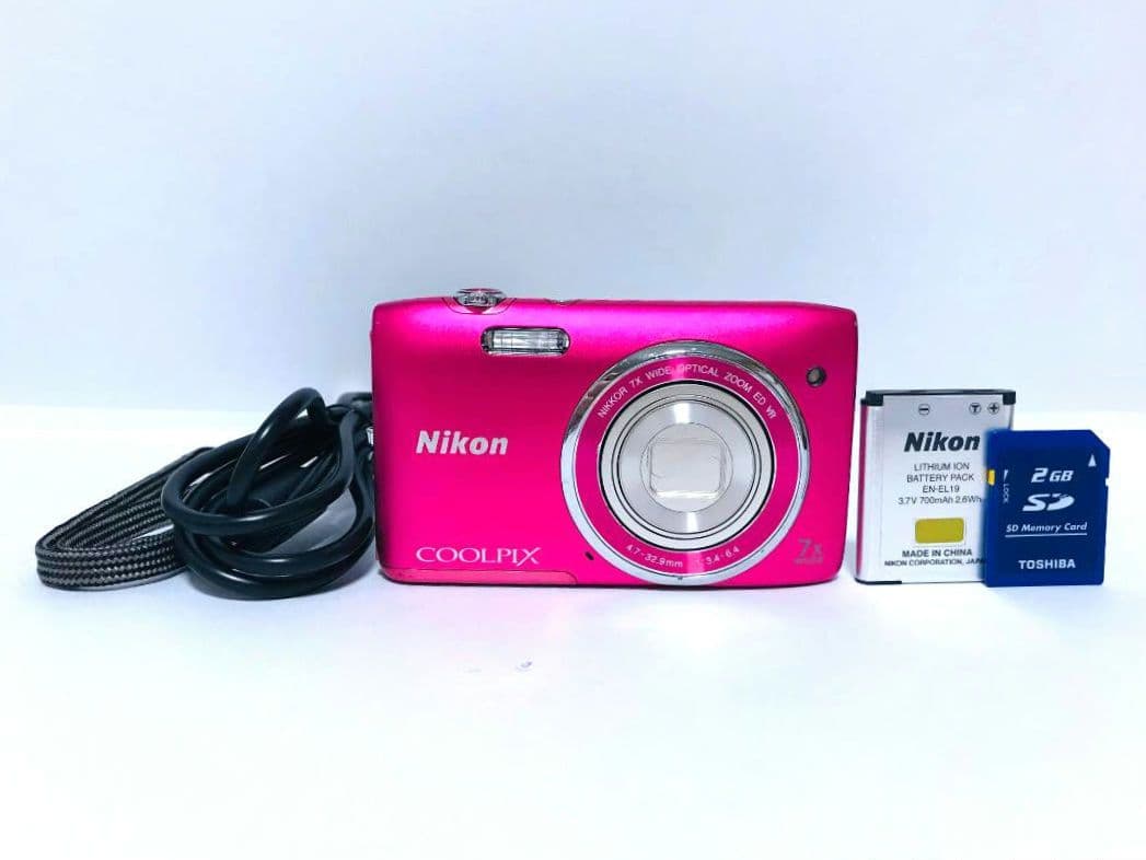 お値下げ歓迎・美品】 ニコン Nikon COOLPIX S3500 ピンク