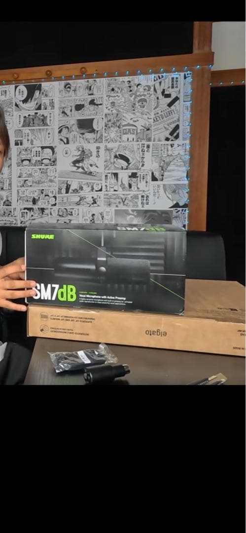 SHURE SM7dB ダイナミックマイク 美品 動作確認済み 配信・収録用