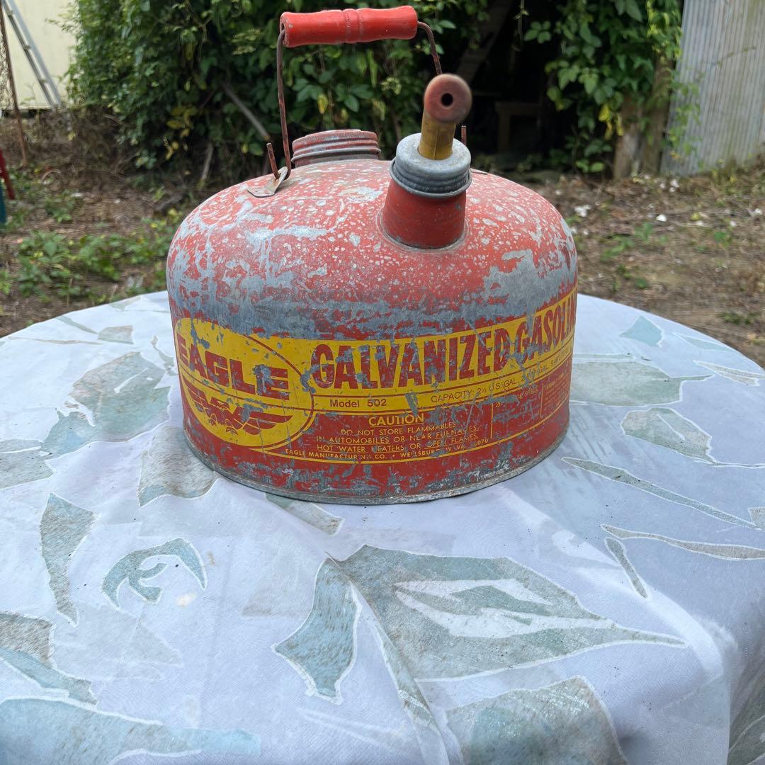 アンティーク Eagle 2.5ガロンガス缶 亜鉛メッキ - メルカリ