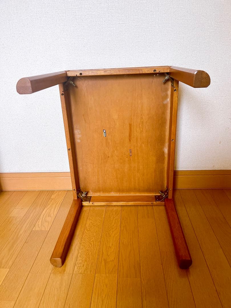 超希少 オールドカリモク サイドテーブル karimoku レトロ家具 ②