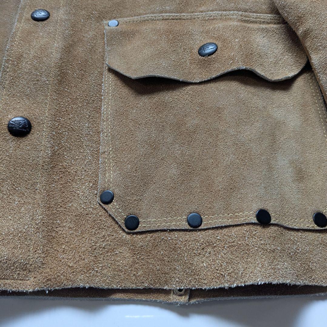 90s 00s ヴィンテージ 溶接工 ウェルダー スウェード ジャケット