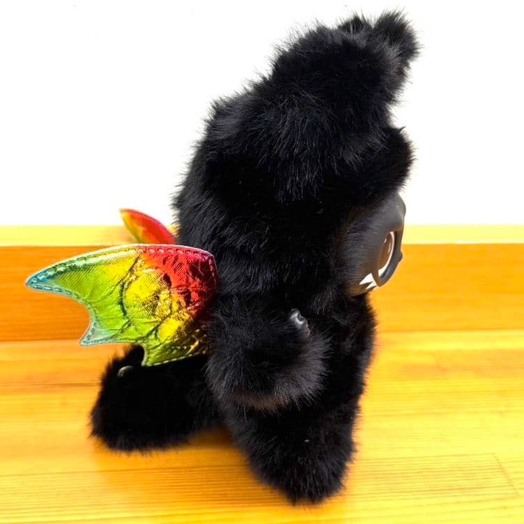 【限定·大人気！】ZIMOMO ジモモ 黒 レインボーの翼