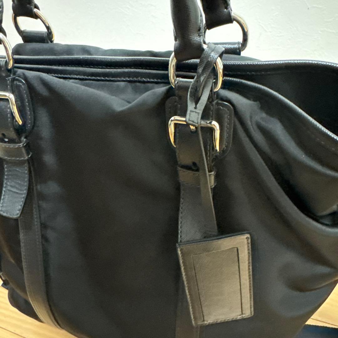 プラダ リモンタナイロン ハンドバッグ PRADA ショルダー取外し可 2WAY