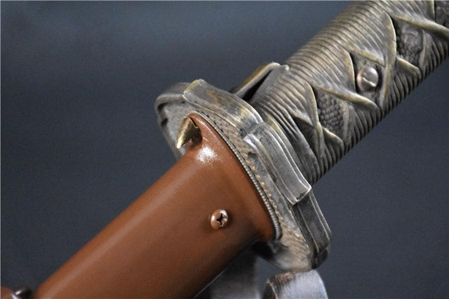 銅柄95軍刀 日本刀 模造刀 居合刀 武士道 武蔵 鑑賞用 手鍛造打