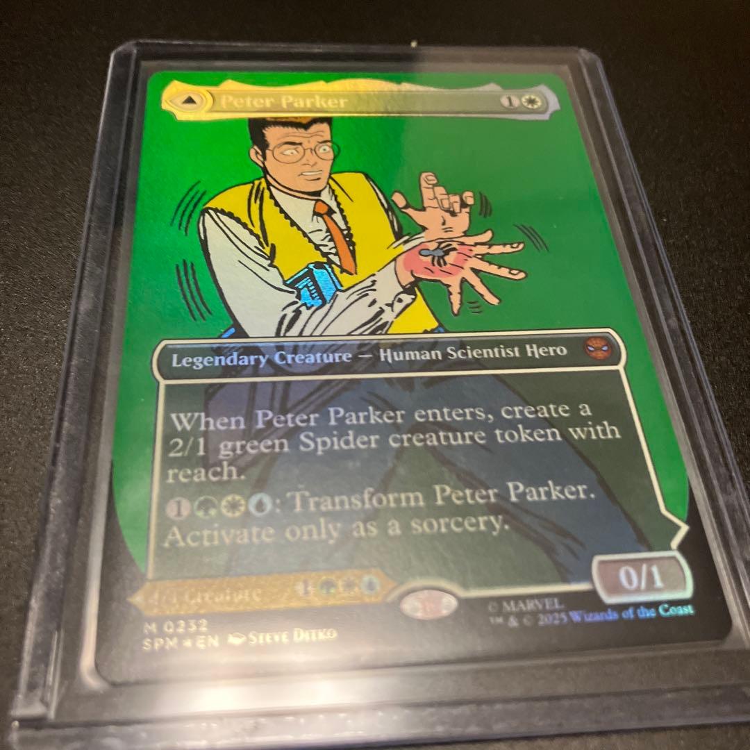 スパイダーマンピーター・パーカー/アメイジング・スパイダーマンfoil 英語 MTG ピーター・パーカー/アメイジング・スパイダーマン【FOIL英語】SPM