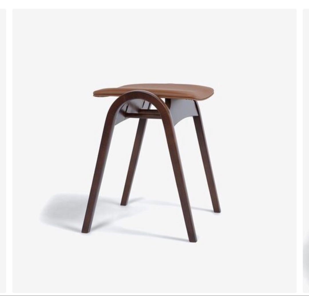 新年セール！秋田木工　スツール No.202 ブラウン 木製