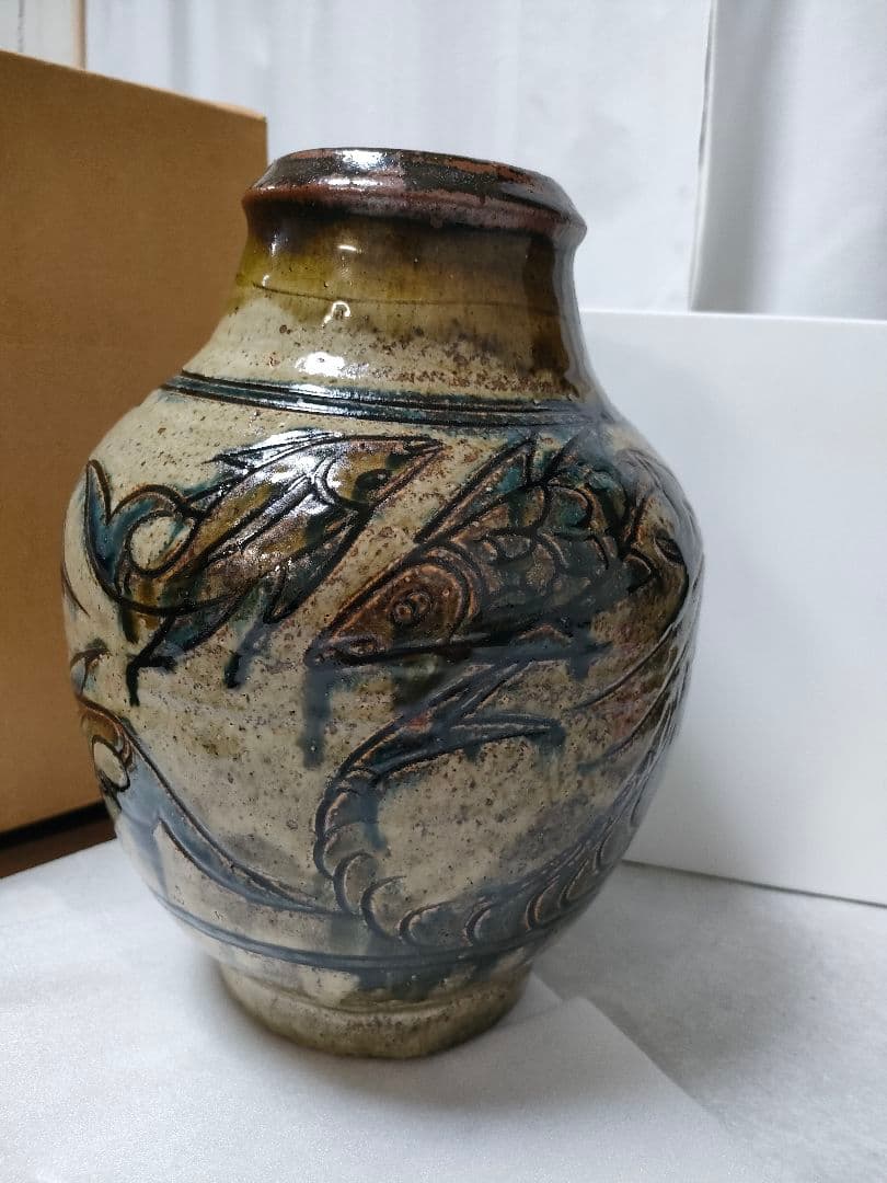 黄瀬戸 梅型 鉢 古美術(ZE569)