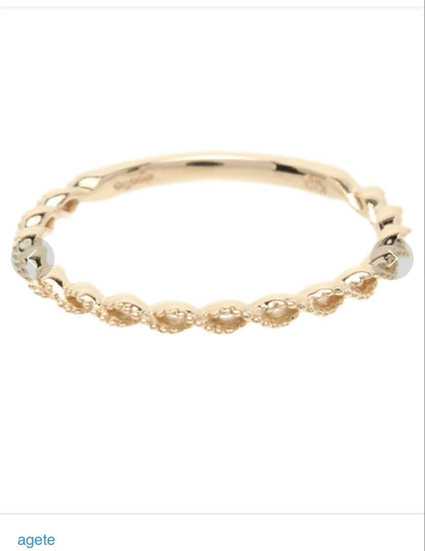 agete ゴールドリングk10