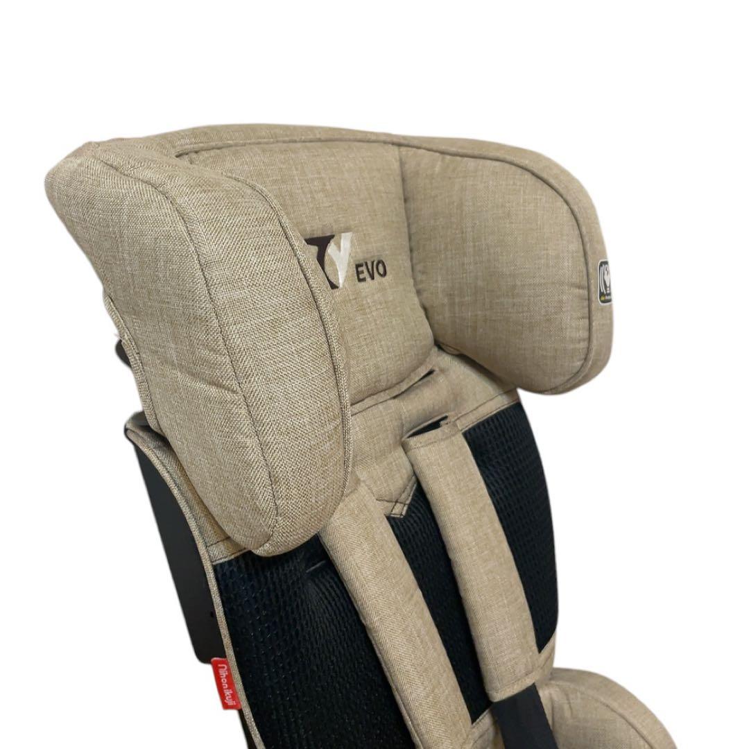 日本育児トラベルベストEVO サンドベージュジュニアシート1〜4歳極美品