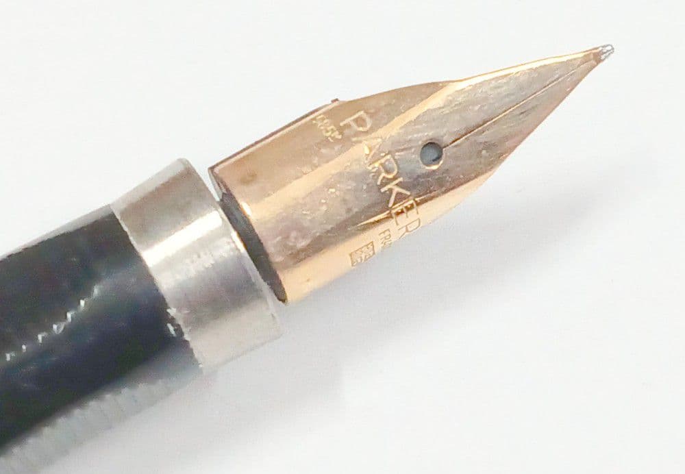 パーカー（Parker）ブラウンマーブル模様　万年筆とボールペンのセット