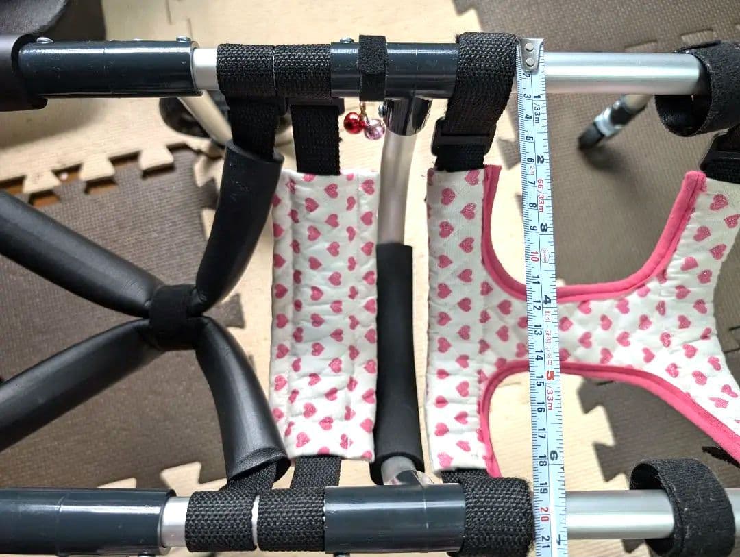 小さめ中型犬 ワンちゃん4輪 食事補助 犬用車椅子 介護補助 犬の