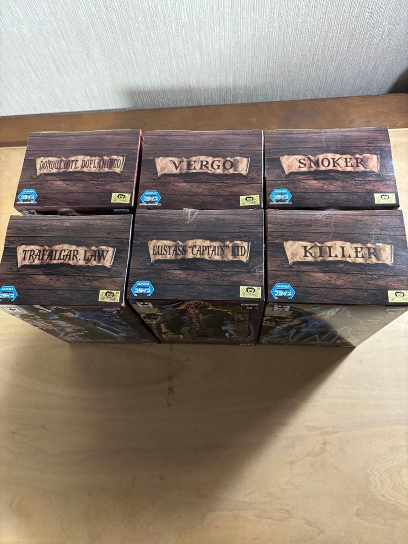 ワンピース Theグランドラインメンフィギュア 6体セット