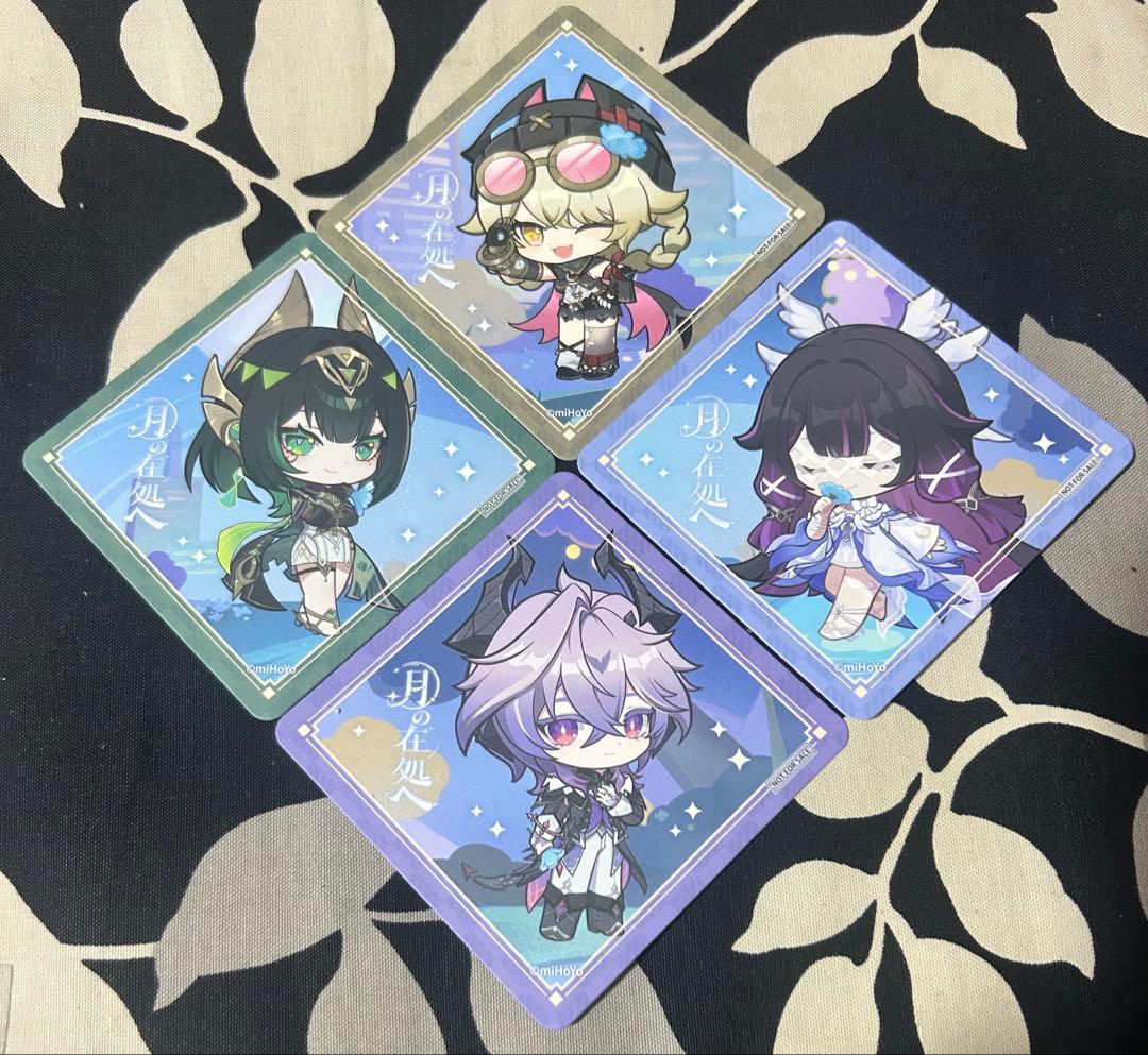 コースター マザー牧場 原神 月の在処へ コースター 4種セット - メルカリ