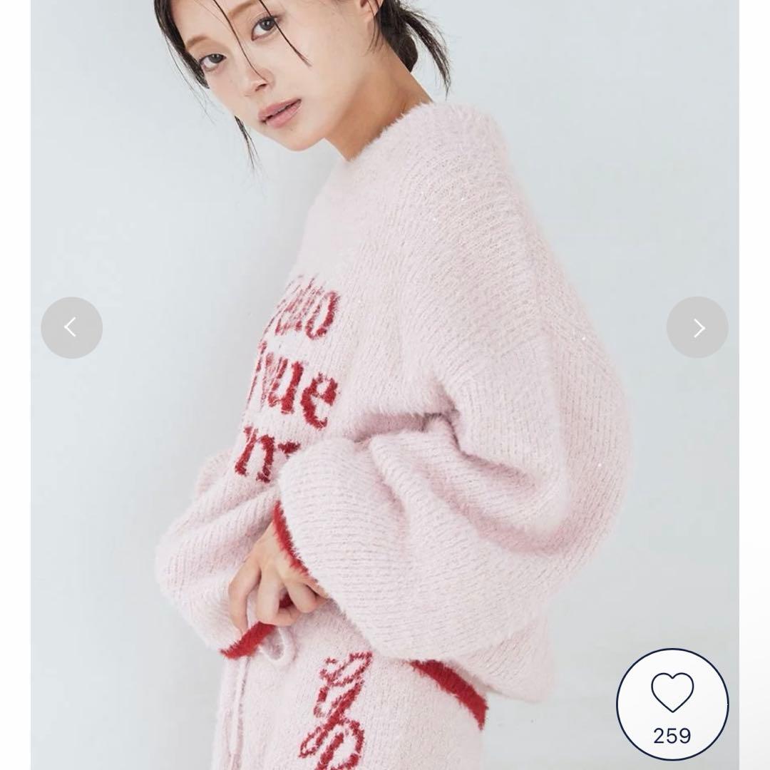 ジェラートピケ ラメフェザー プルオーバー ロングパンツ セット