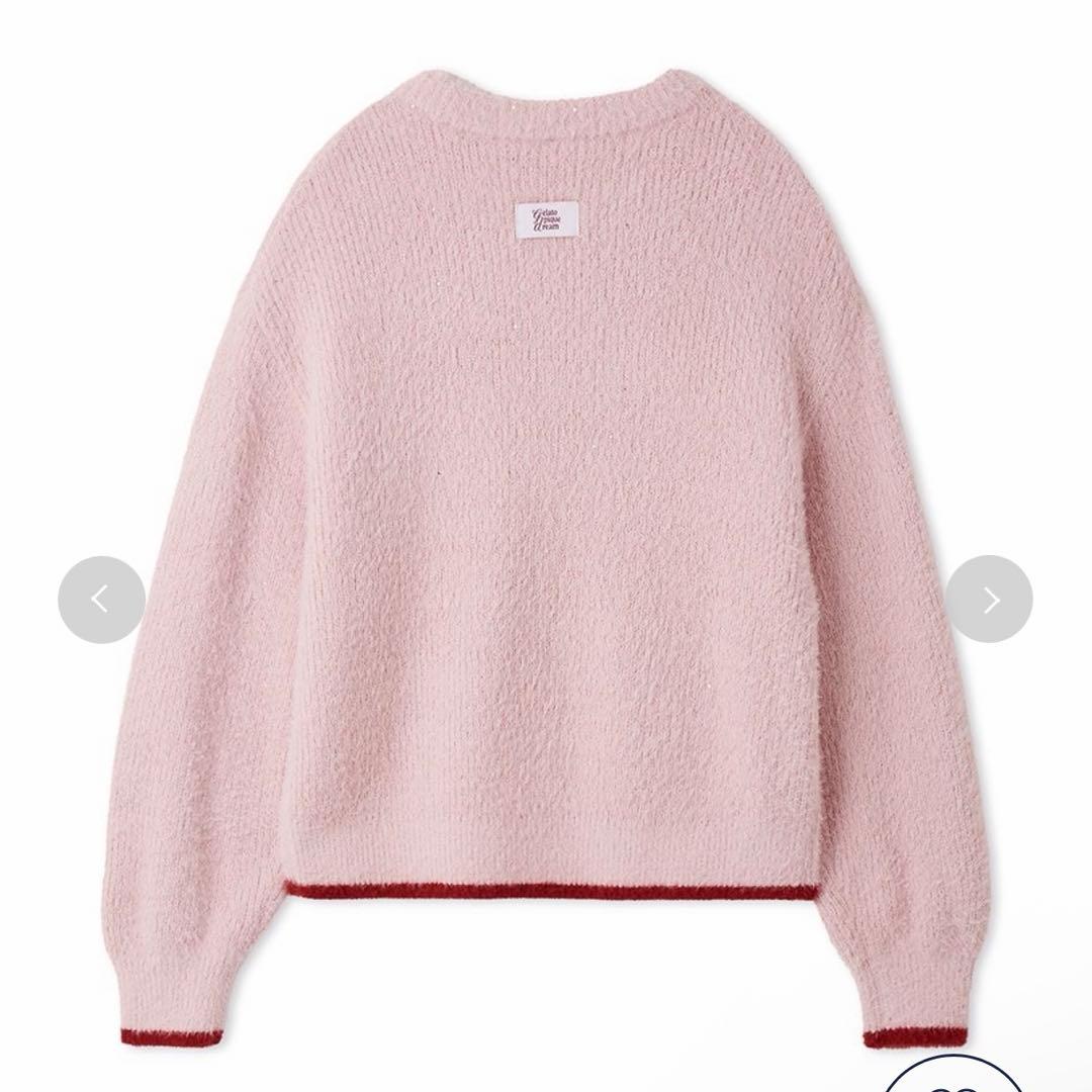 ジェラートピケ ラメフェザー プルオーバー ロングパンツ セット