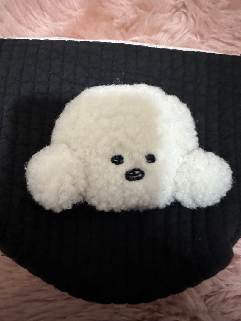 韓国JUMINE ビションフリーゼヌビ素材ポーチ 新品 - メルカリ