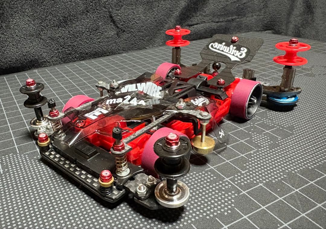 ミニ四駆 アバンテMk.II msフレキ 赤 レッド - メルカリ