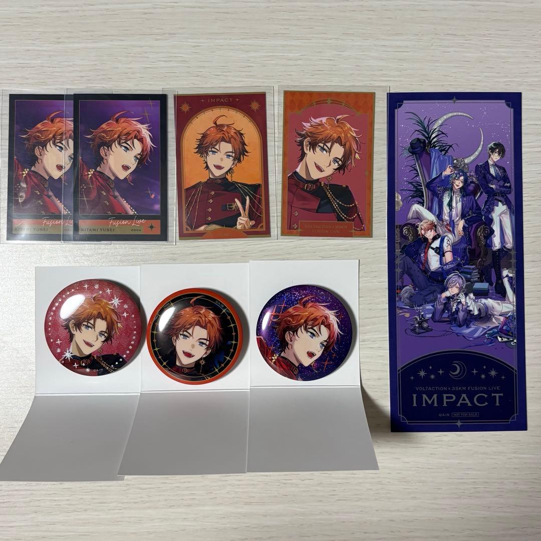 にじさんじ VOLTACTION IMPACT 北見遊征 缶バッジ チェキ - メルカリ