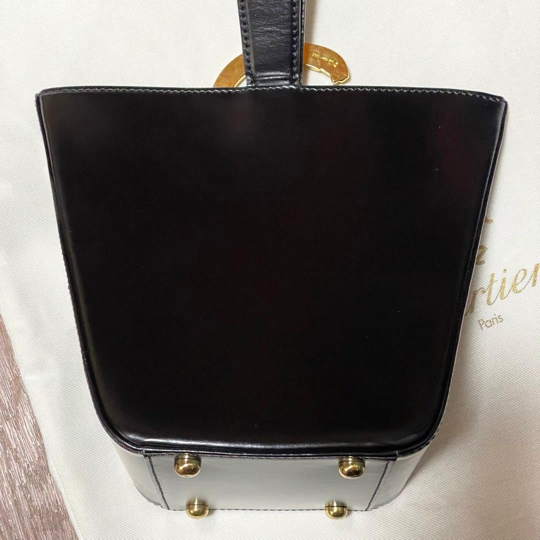 Cartier カルティエ　バック ゴールド 革ブラック