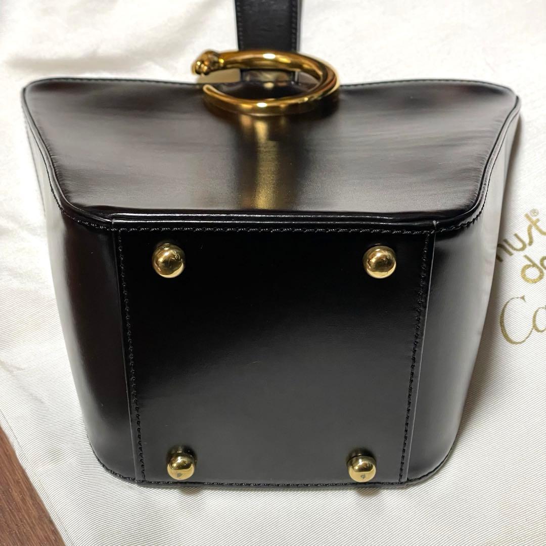 Cartier カルティエ　バック ゴールド 革ブラック