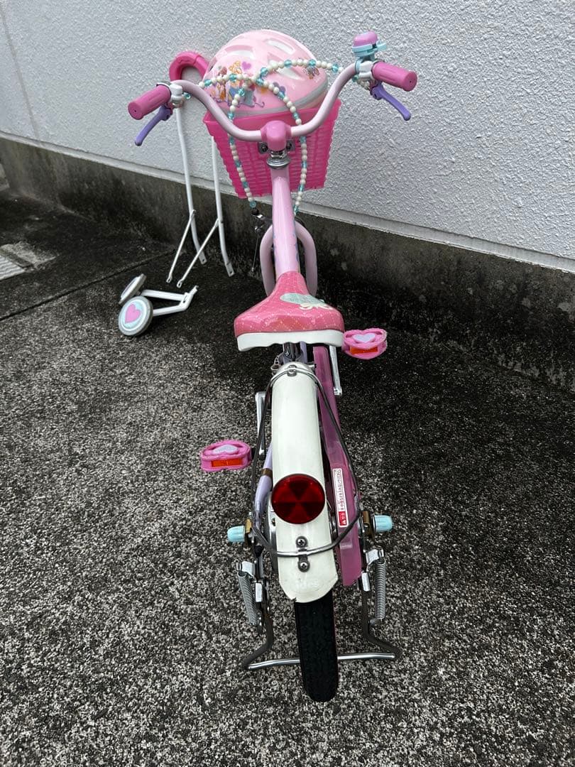幼児用自転車 16インチ ゆめカワ ディズニープリンセス 香川
