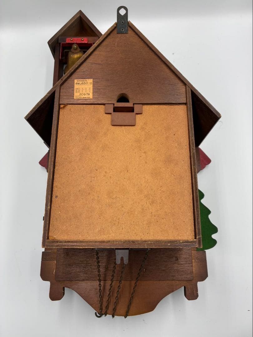 CITIZEN シチズン 鳩時計 山羊 小屋 少女 振り子時計 ポッポ時計
