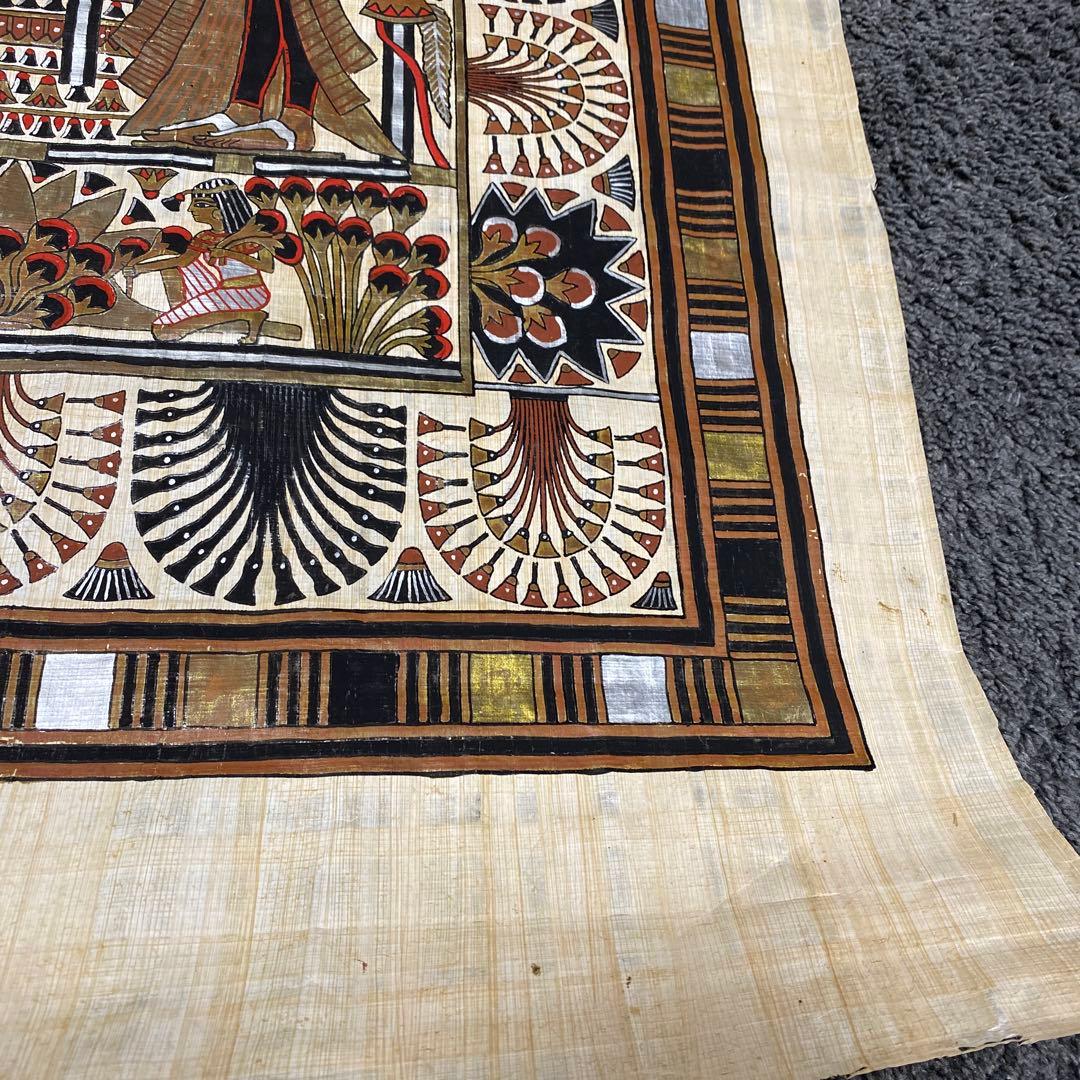 エジプト パピルス 壁画風 ポスター