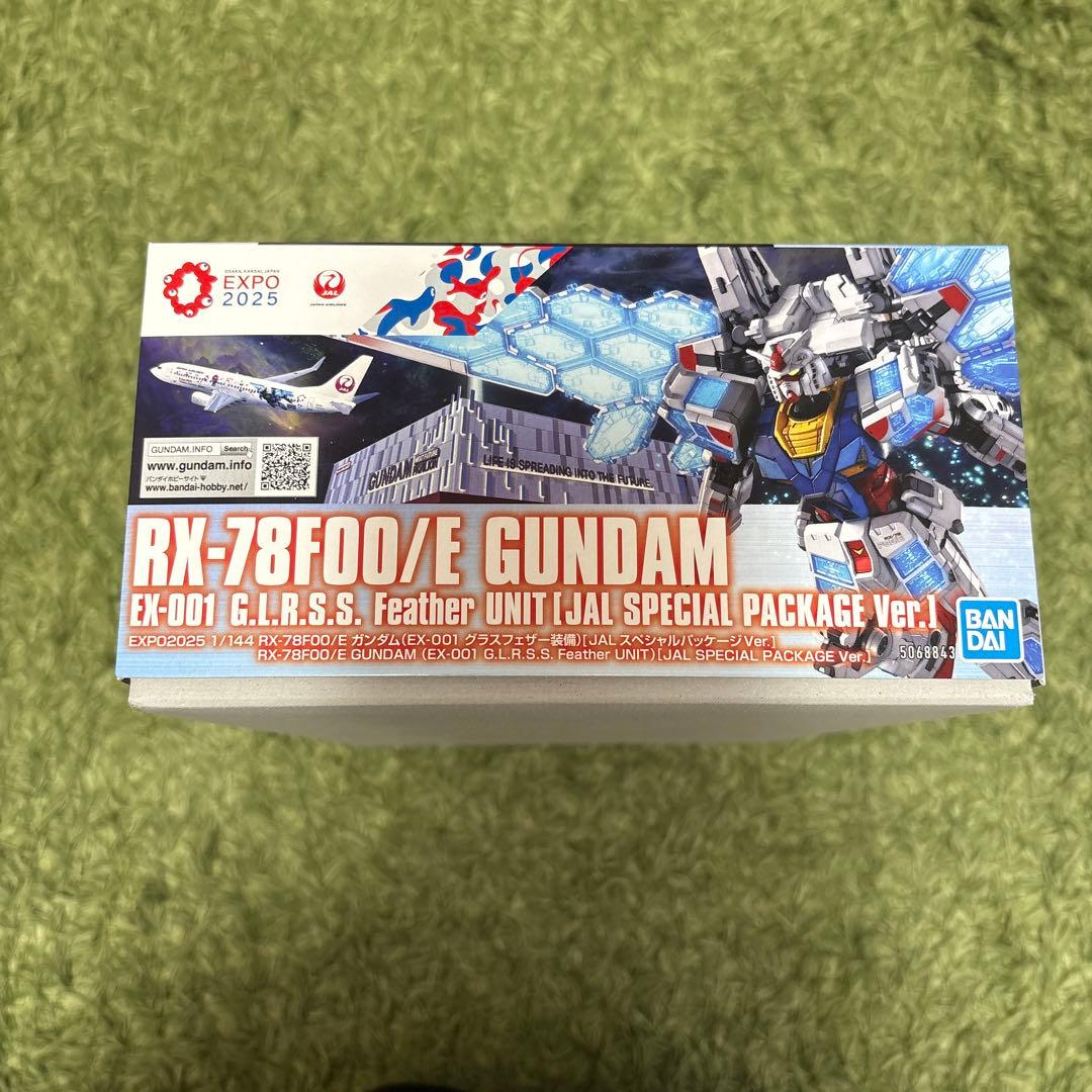 JAL特別仕様RX-78F00/E GUNDAM フライトタグ ステッカー 3点 模型