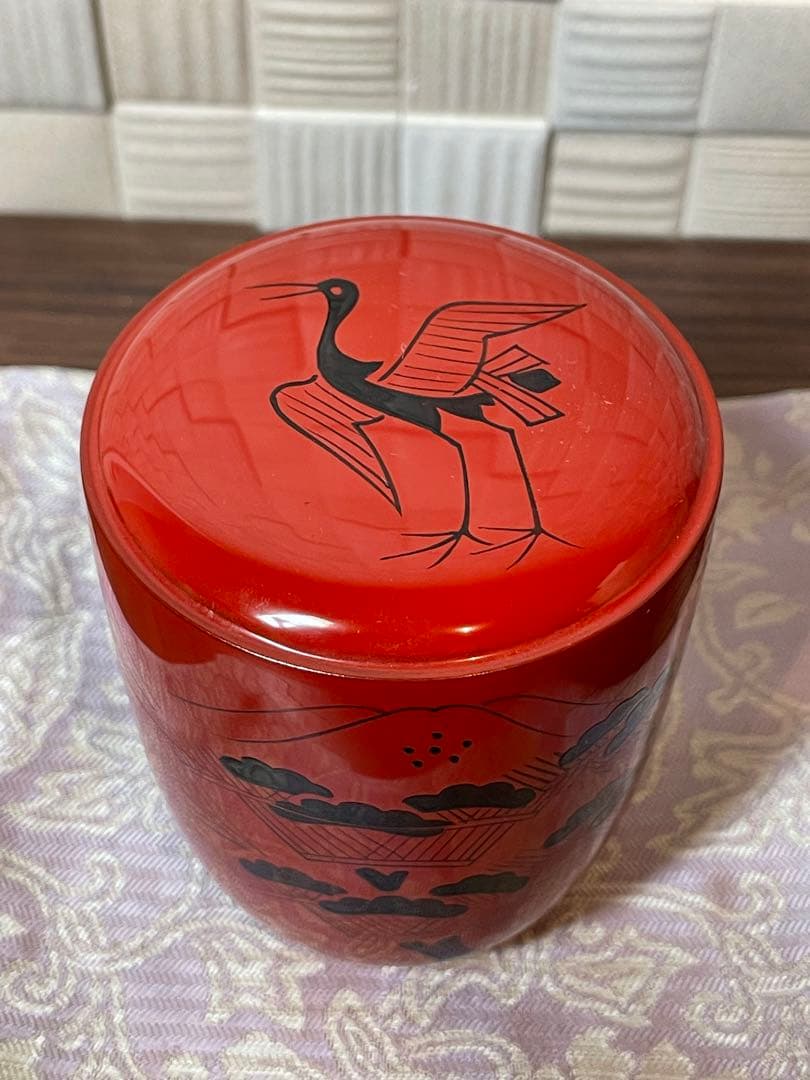 茶道】喜峰 玄々斎好 曙棗