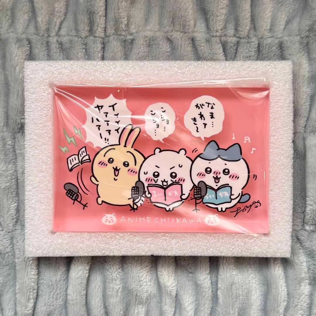 ちいかわ　なんとかバニア　フロッキーフィギュア　6体セット&アクリルブロック