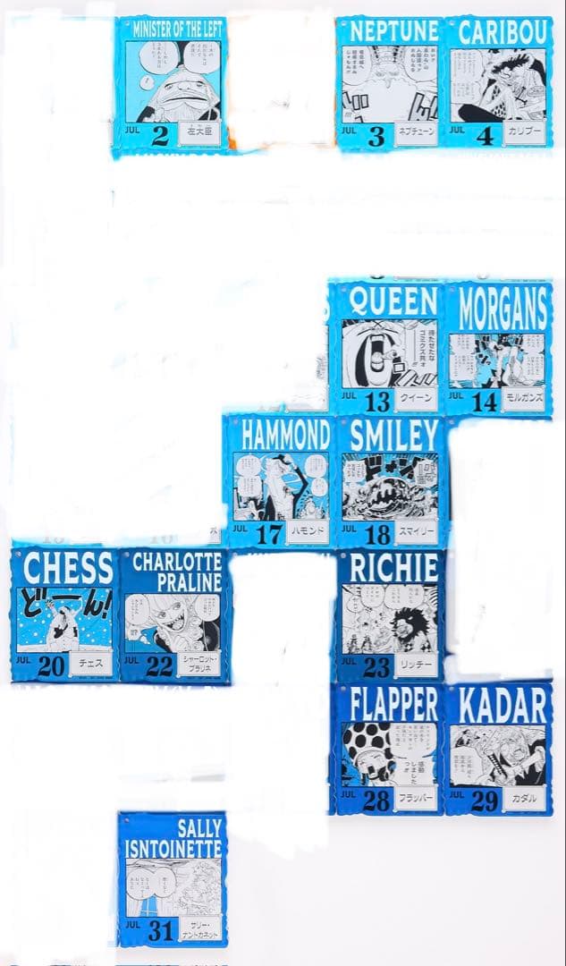 ONE PIECE BASE SHOP くじ アクリルブロックチャーム賞 まとめ