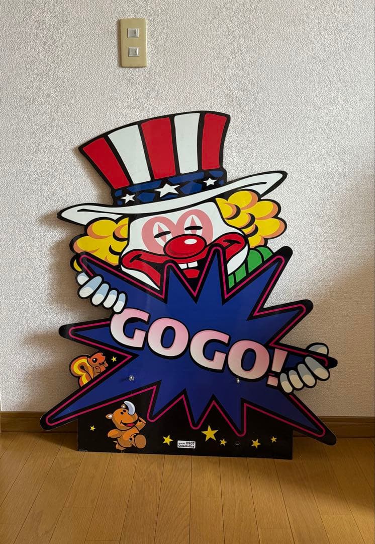 パチンコ・パチスロ ジャグラー ピエロ等身大パネル 非売品 ミラー 鏡