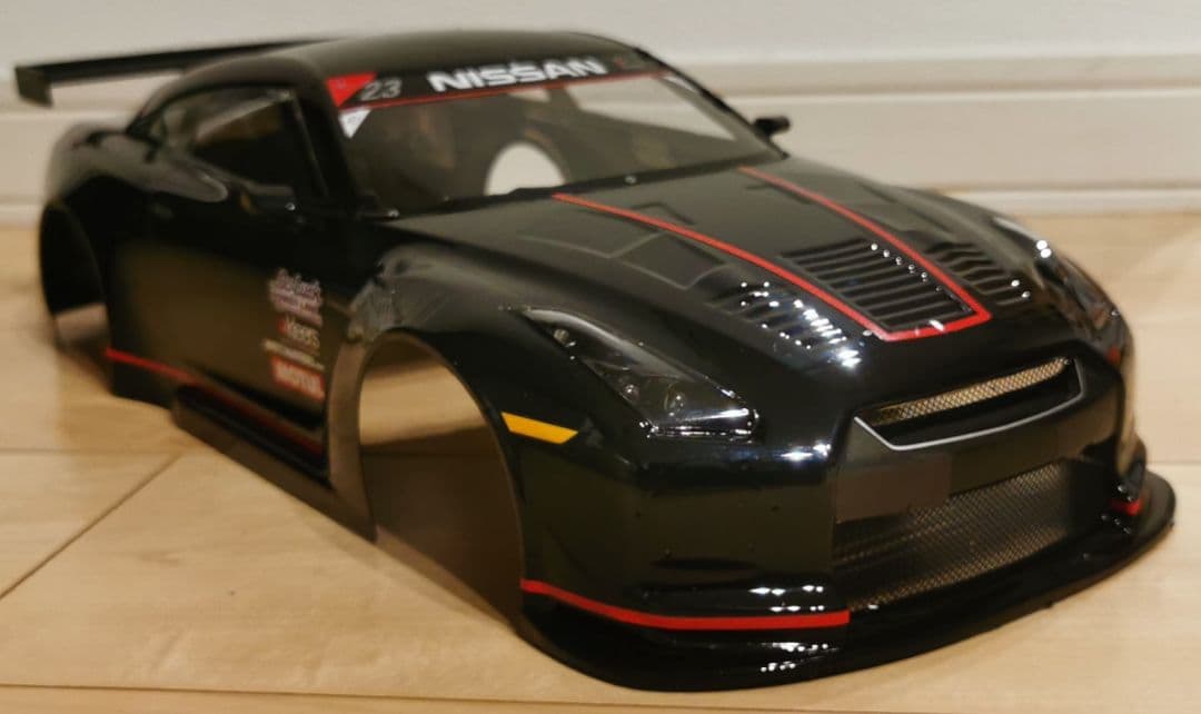 1/10 日産 R35 GT-R LED14灯 ボディ ラジコン RC