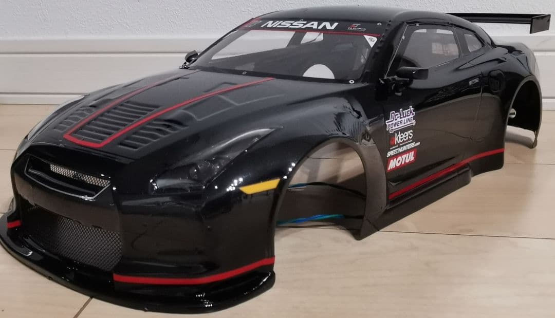 1/10 日産 R35 GT-R LED14灯 ボディ ラジコン RC