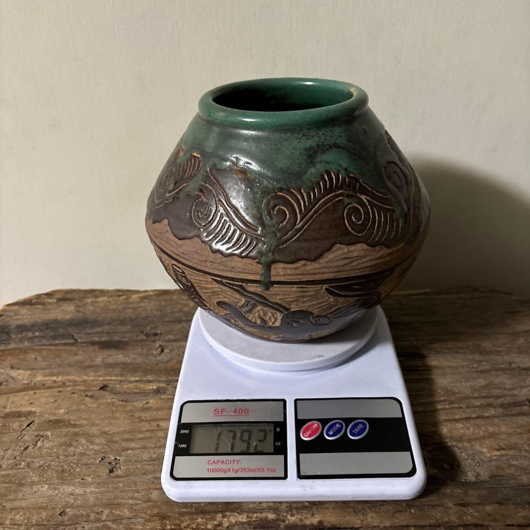 琉球古典焼 壺 古民芸.やちむん.壺屋焼.古道具.骨董品.アンティーク 検