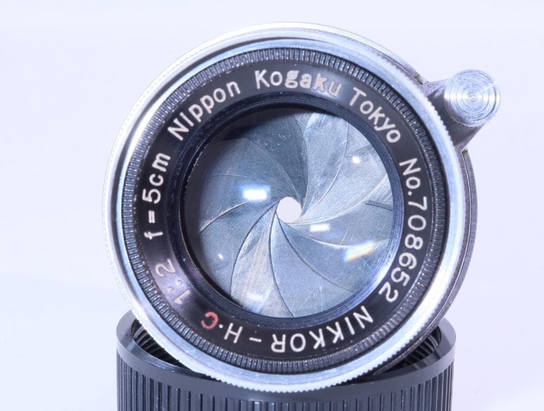 超希少 Nikkor H C 5cm F/2 沈胴式 初期シリアルL39レンズ - メルカリ
