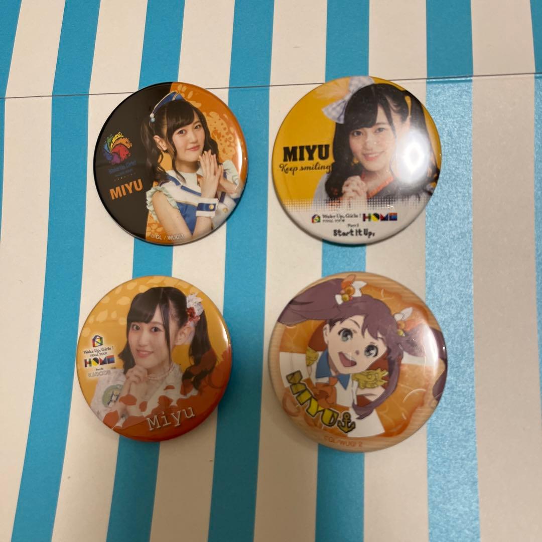 Wake Up Girls！高木美佑、岡本美夕セット缶バッチ！！