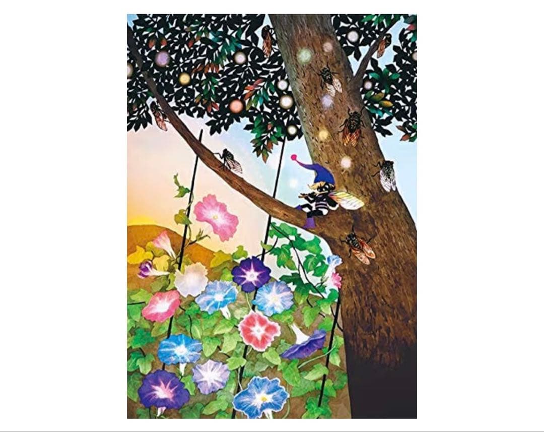 500ピース ジグソーパズル 藤城清治 朝顔 夏蝉 (38x53cm) - メルカリ