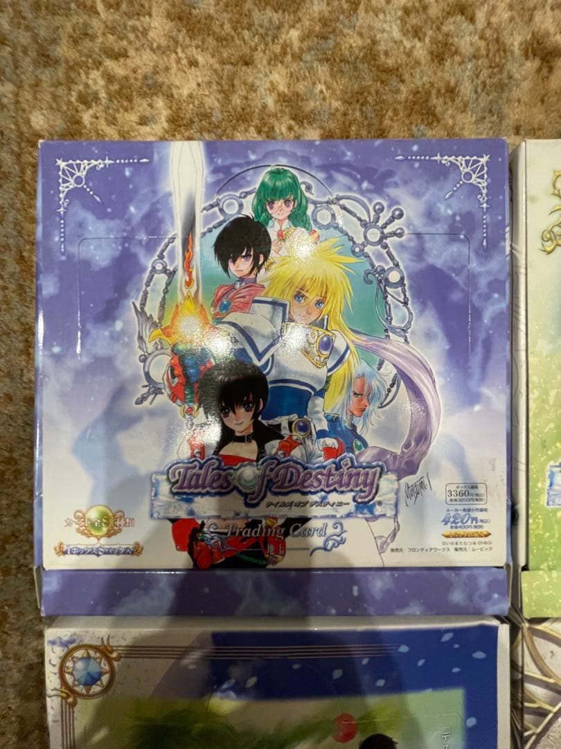 新品 未開封 4点セット BOX カード テイルズ オブ デスティニー