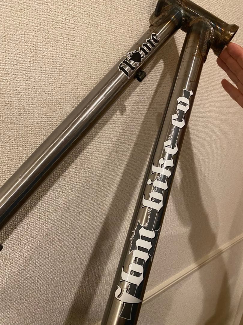 BMX 希少品 FBM Bike Co. BMXフレーム クリア クロモリレア