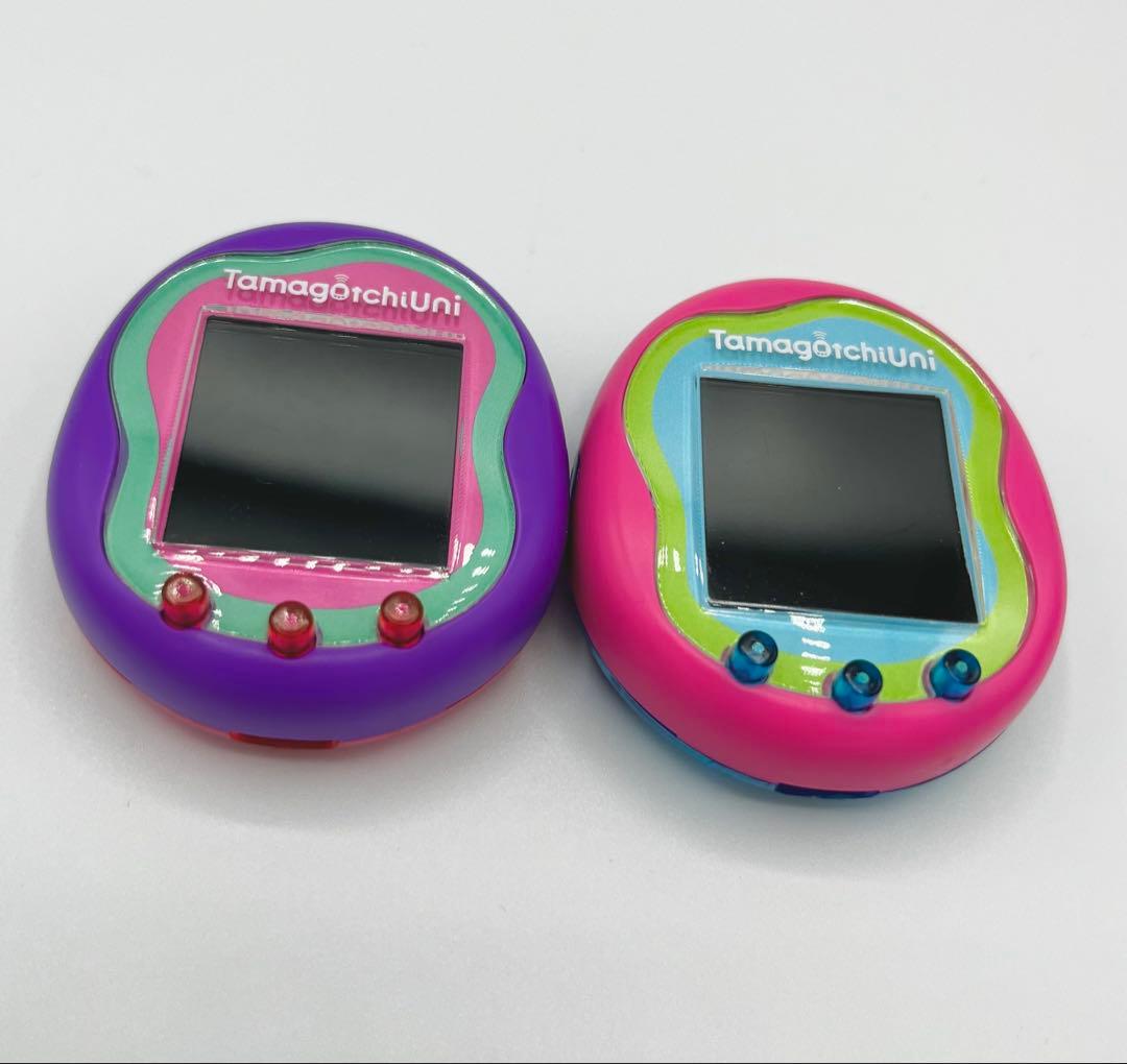 Tamagotchi Uni パープル/ピンク たまごっちユニ 2点セット