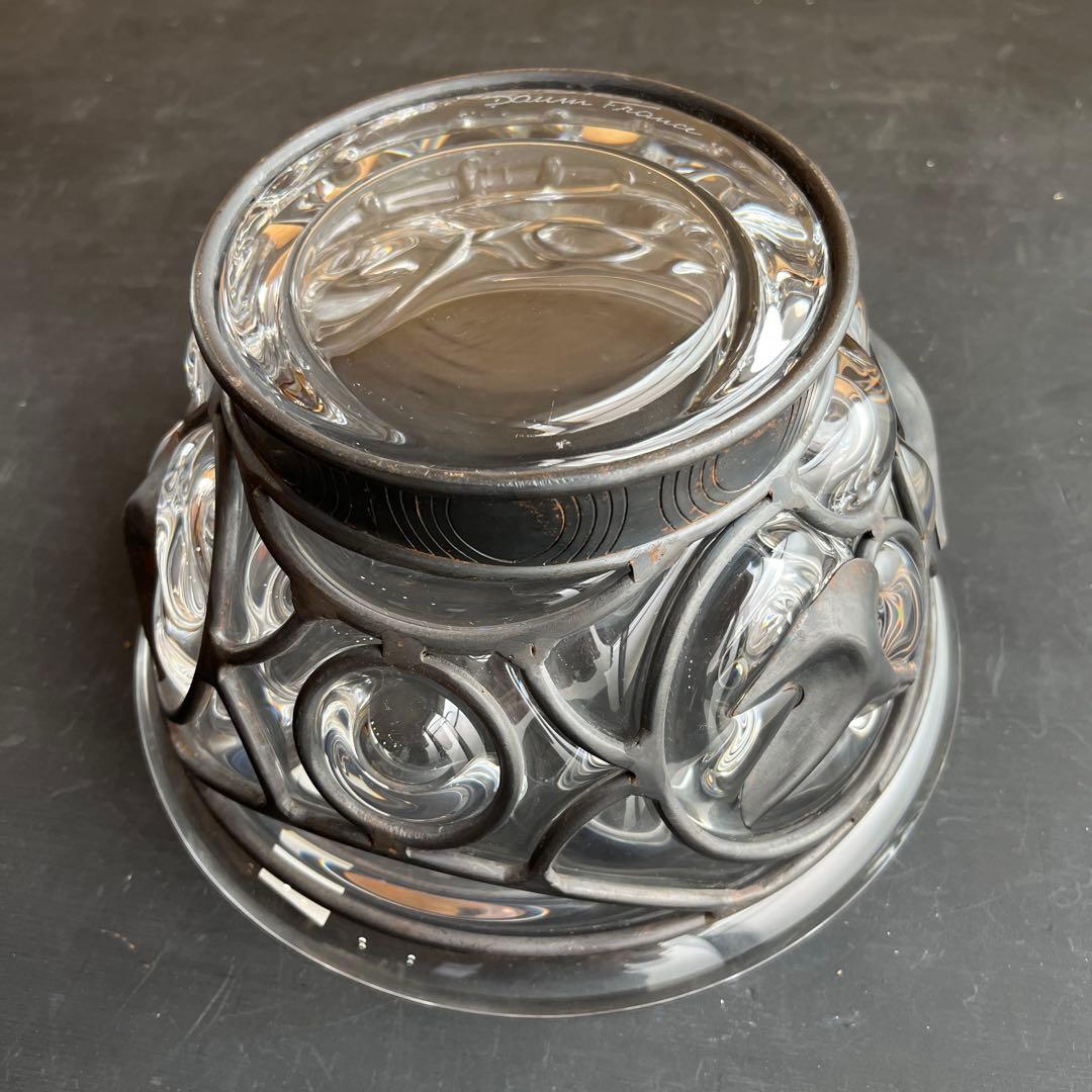 超希少」クリスタルガラス ボウル ドーム クペリエール アイアン 工藝