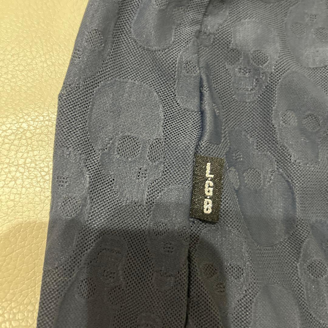 L.G.B. スカルパターン タンクトップ ネイビー