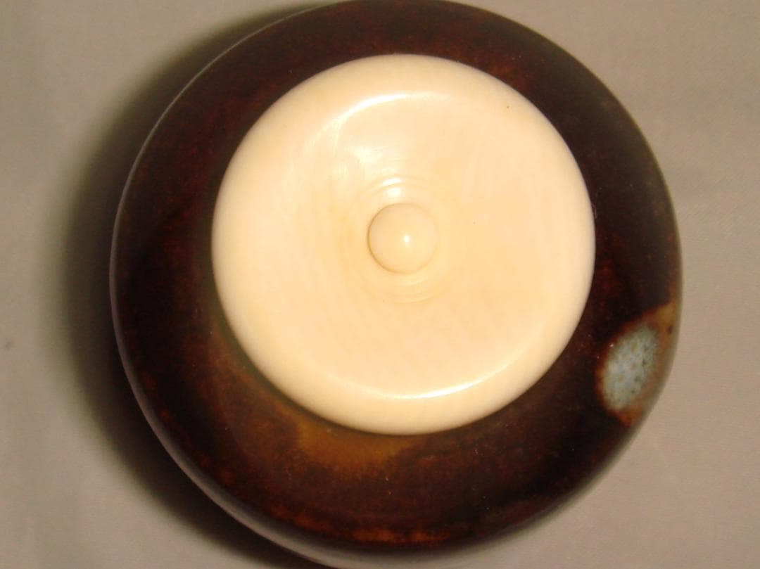 茶道具　高取茶入　清水茂生作　高取茶入　美品！！