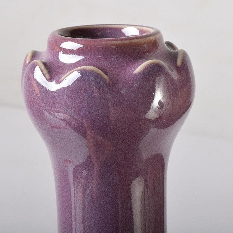 中国 宋代 鈞窯 丁香紫釉 蒜口瓶 M 7640C - メルカリ