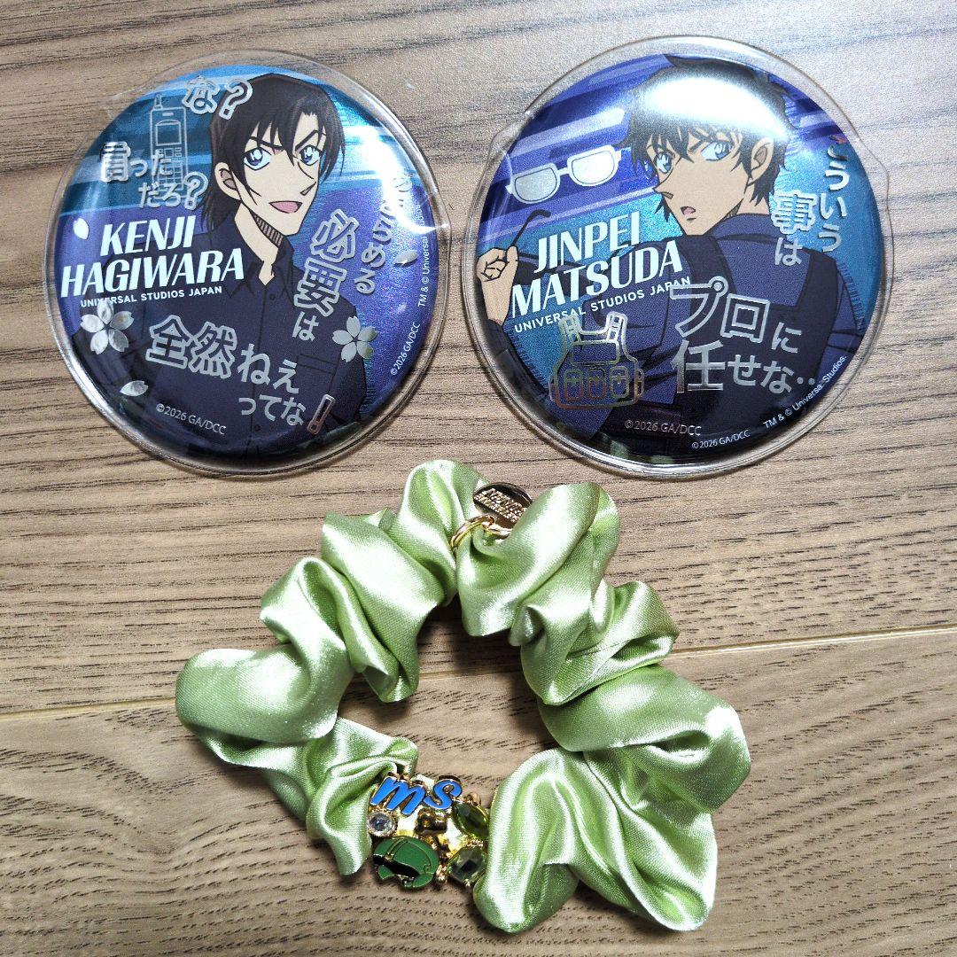 名探偵コナン 松田陣平 萩原研二 USJ 缶バッジ - メルカリ