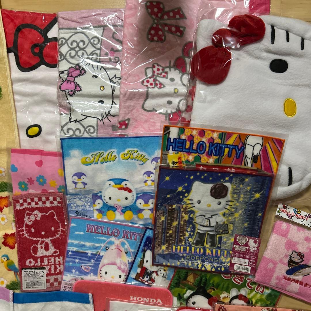 キティ　日焼け　ハワイ　ご当地　六本木　ハンカチ　ウェディング　タオル　未開封
